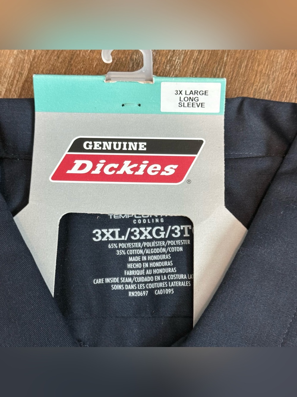 Dickies Essential Work Long Sleeve Shirt - Flex - Picture 4 of 4